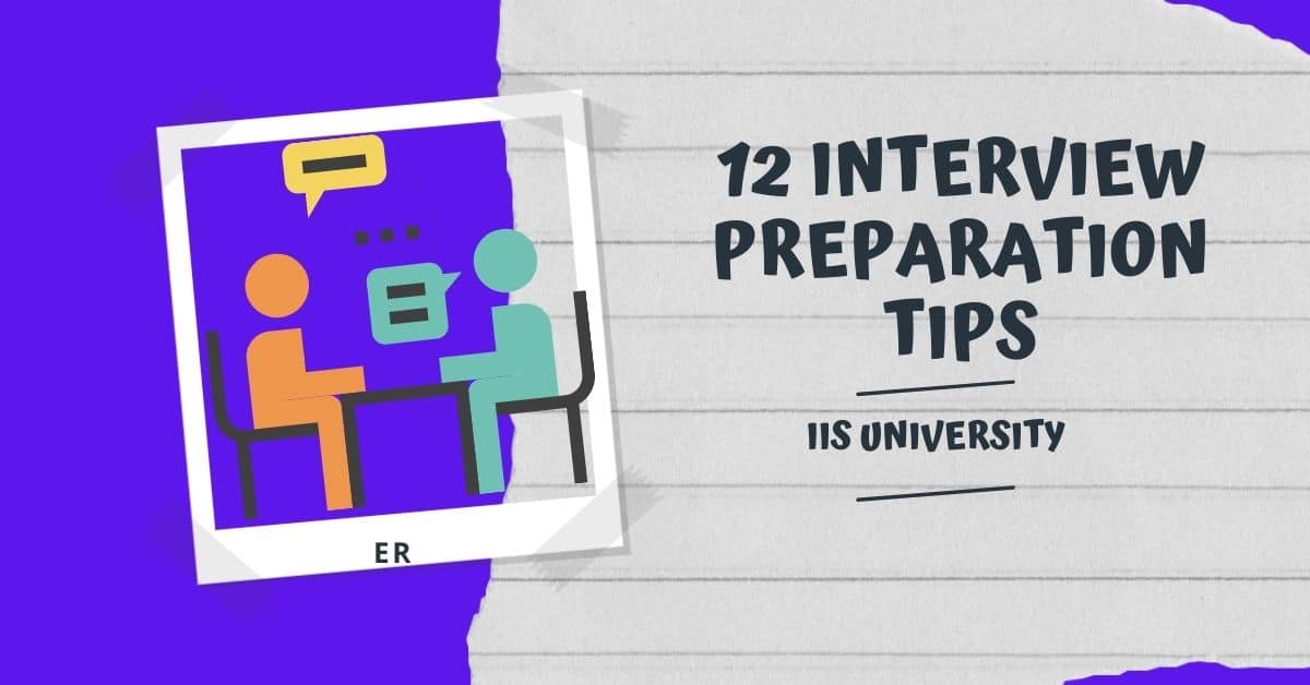 12 interview preparation tips